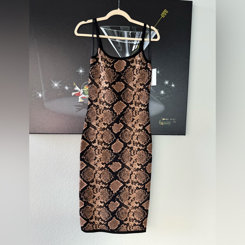 Michael kors designer bandage dress black revolve runway $1200+